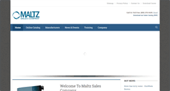 Desktop Screenshot of maltzsales.com