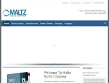 Tablet Screenshot of maltzsales.com